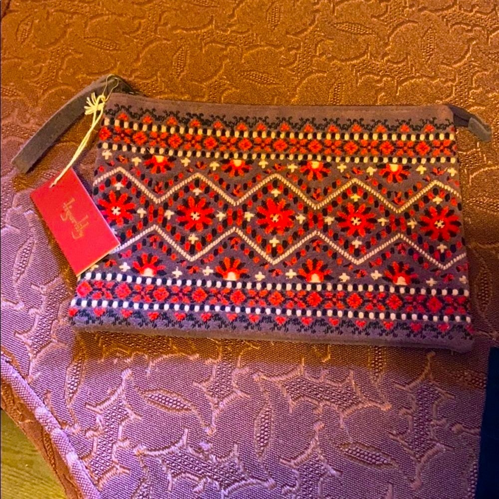 Tigerlily boho clutch